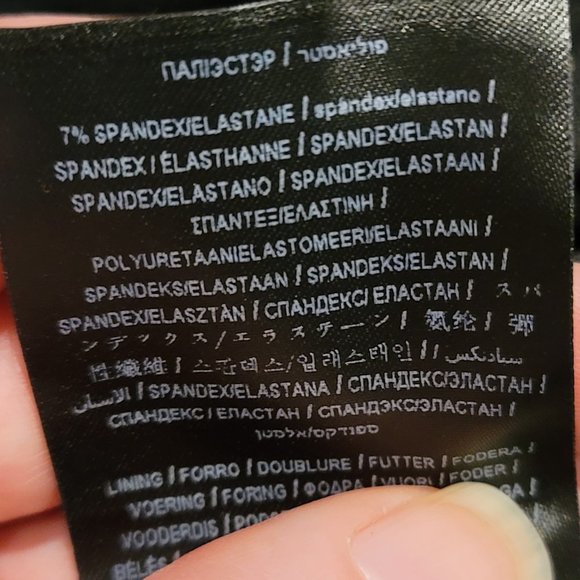 NWT Guess Women's Black and Silver Metallic Rouched Romper - Picture 7 of 8